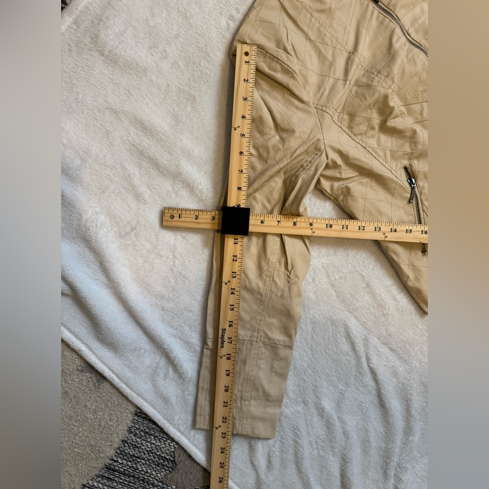 Bernardo Beige Leather Jacket - image 5